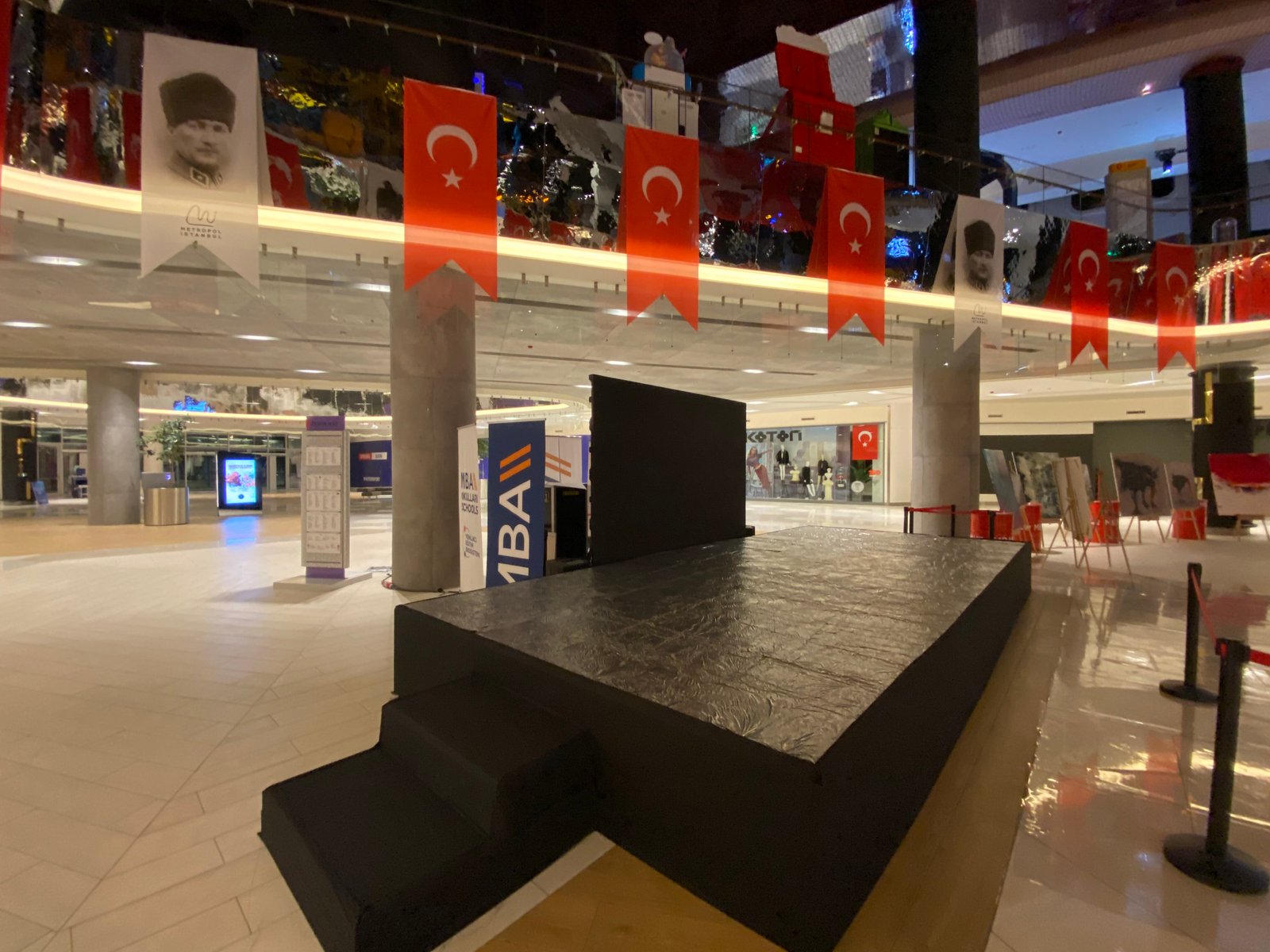 Fuar podyum uygulaması
